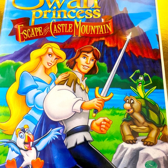 THE SWAN PRINCESS WARNER BROS. VTG 90s ESCAPE FROM CASTLE MOUNTAIN VHS VIDEO - Picture 3 of 13